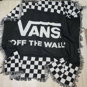 Vans Family Logo Blanket Black White New Checker